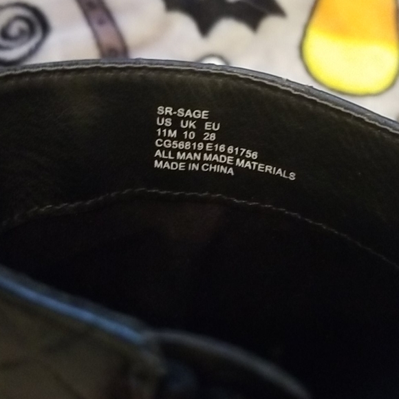 Girl's Black Stride Rite Boots size 11M - Picture 5 of 6